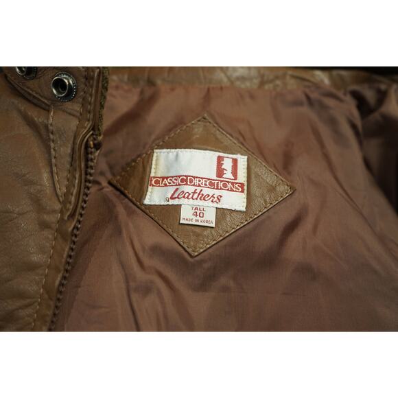 Vintage Classic Directions Leather Jacket - Picture 9 of 10